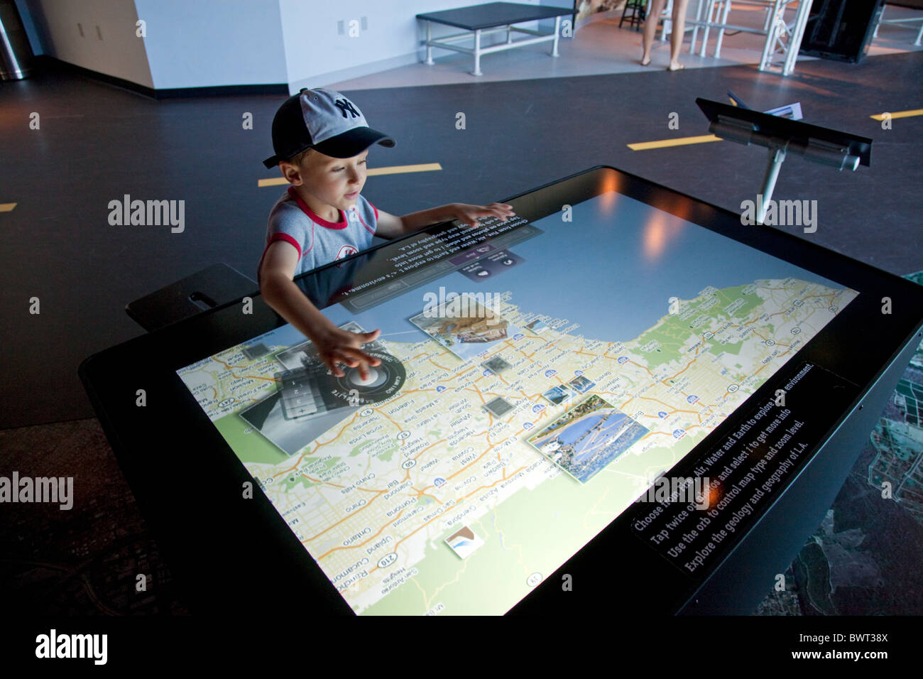 LA Zone Gallery at the Ecosystems Exhibit at the California Science Center in Exposition Park. Los Angeles, California, USA Stock Photo