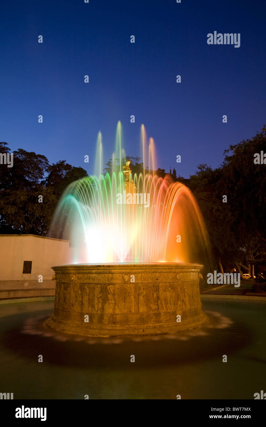 Electric Fountain, Built 1930, Beverly Hills, Los Angeles, California