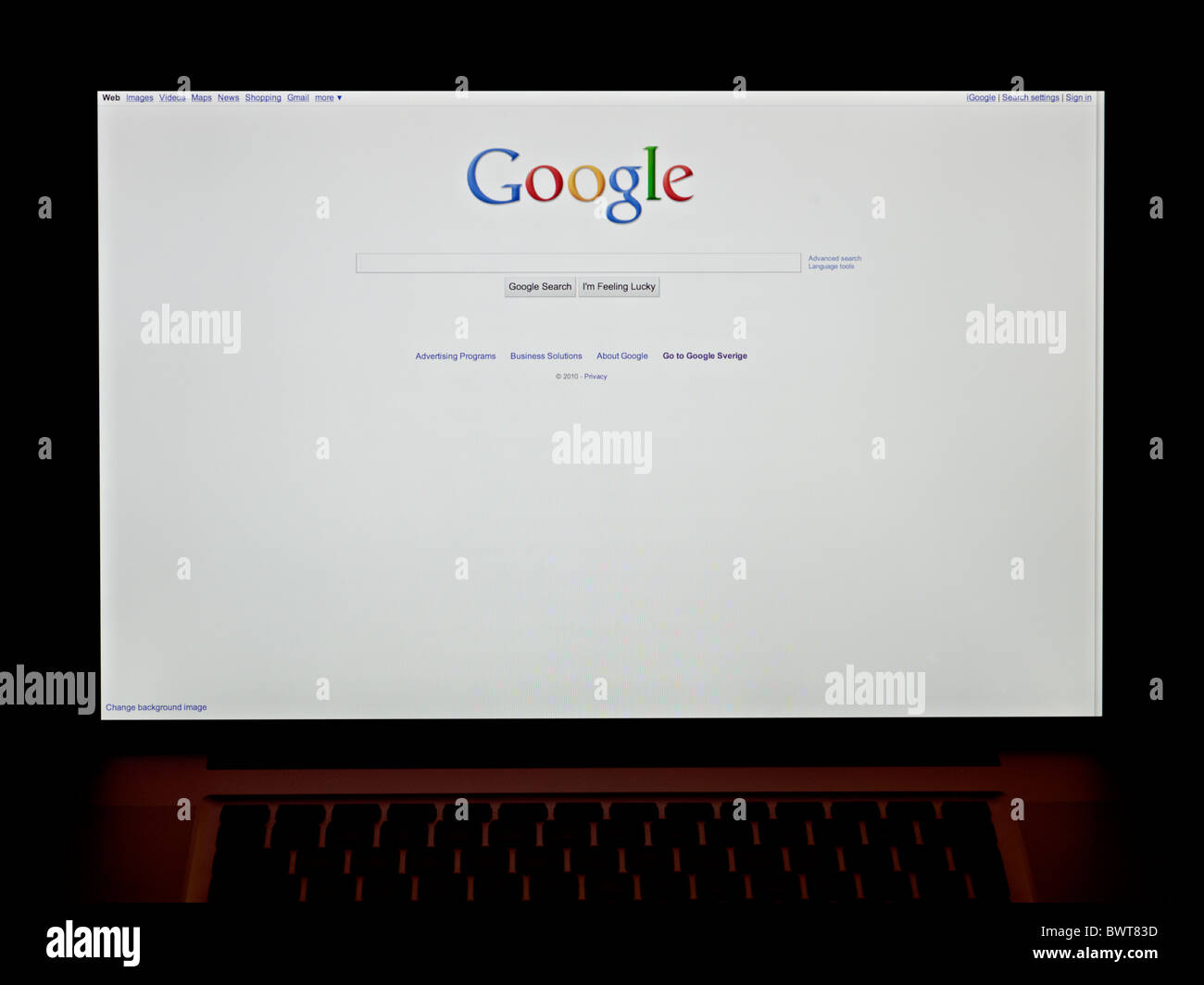 Google homepage hi-res stock photography and images - Alamy