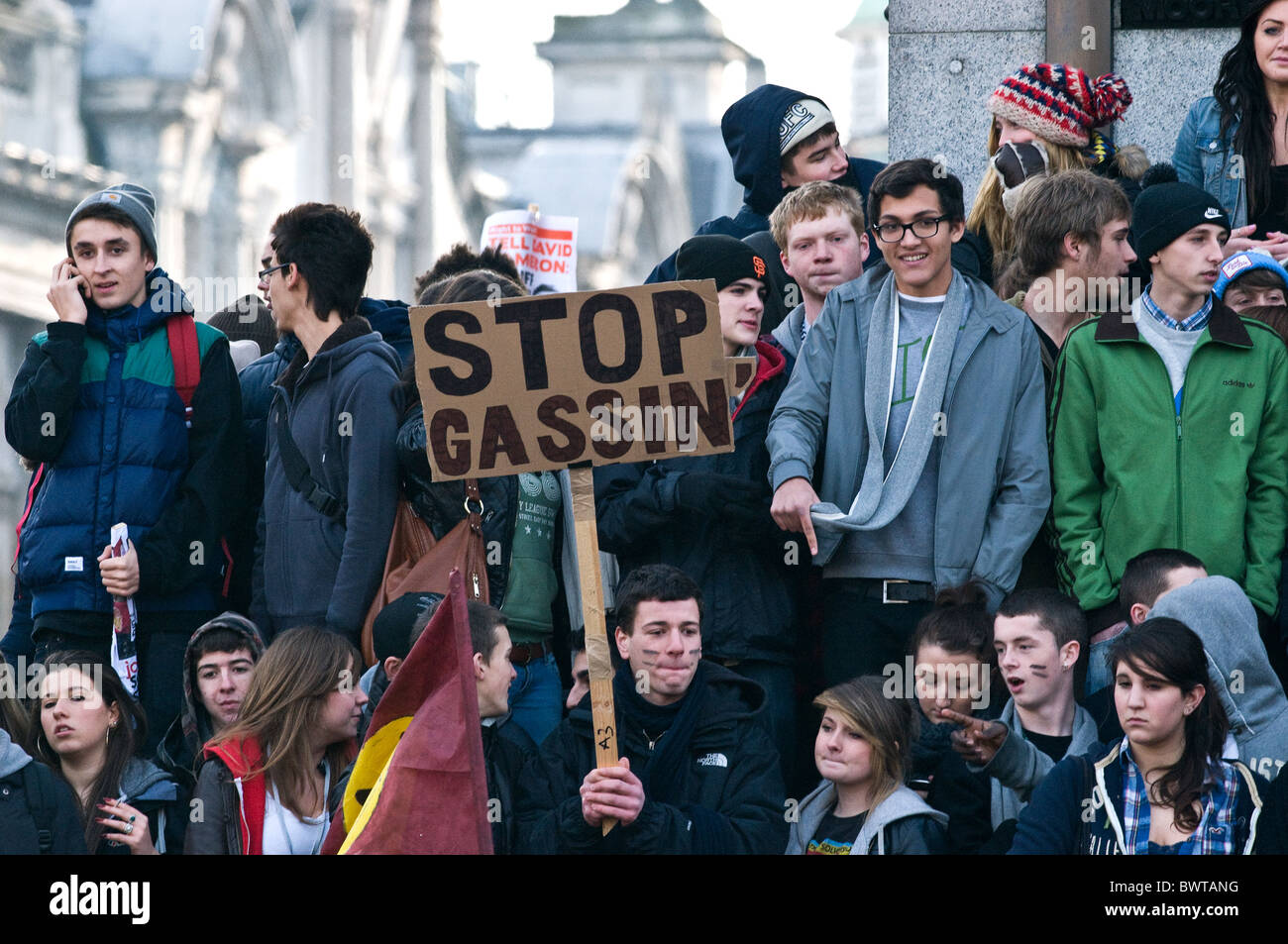 Rally placards signs students hi-res stock photography and images - Alamy