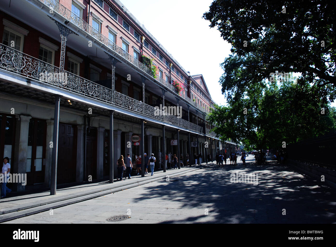 Lower Pontalba Apartments Stock Photo