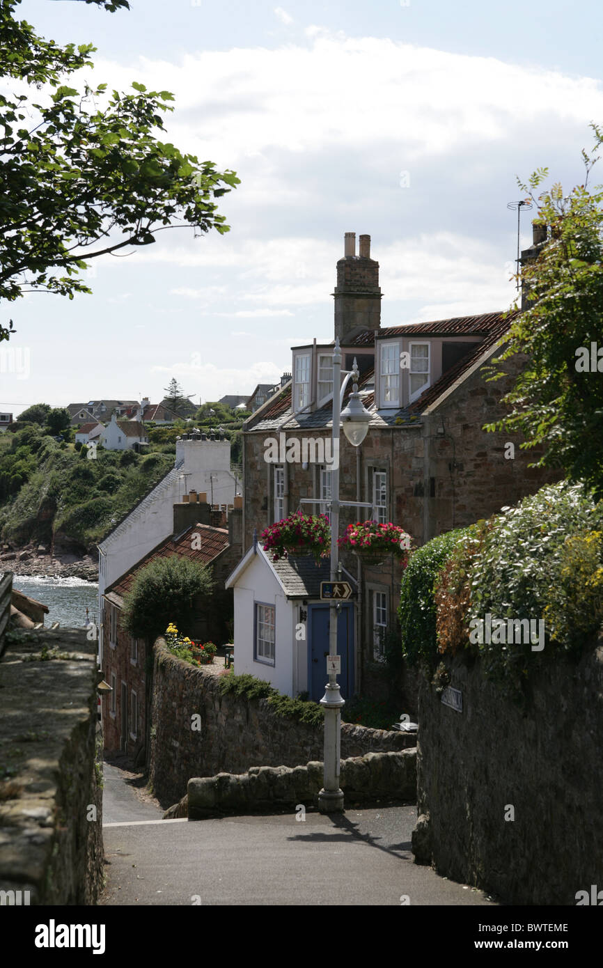 Castle Walk in Crail, Fife Scotland Stock Photo Alamy