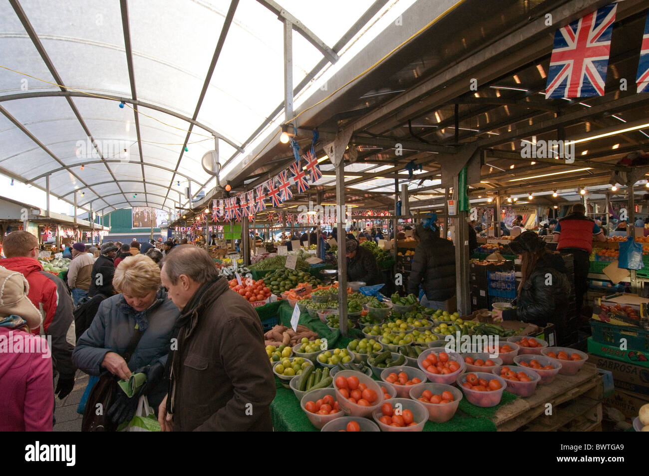 Outdoor Market Stall Stalls Fresh Fruit And Veg Vegetable Vegetables