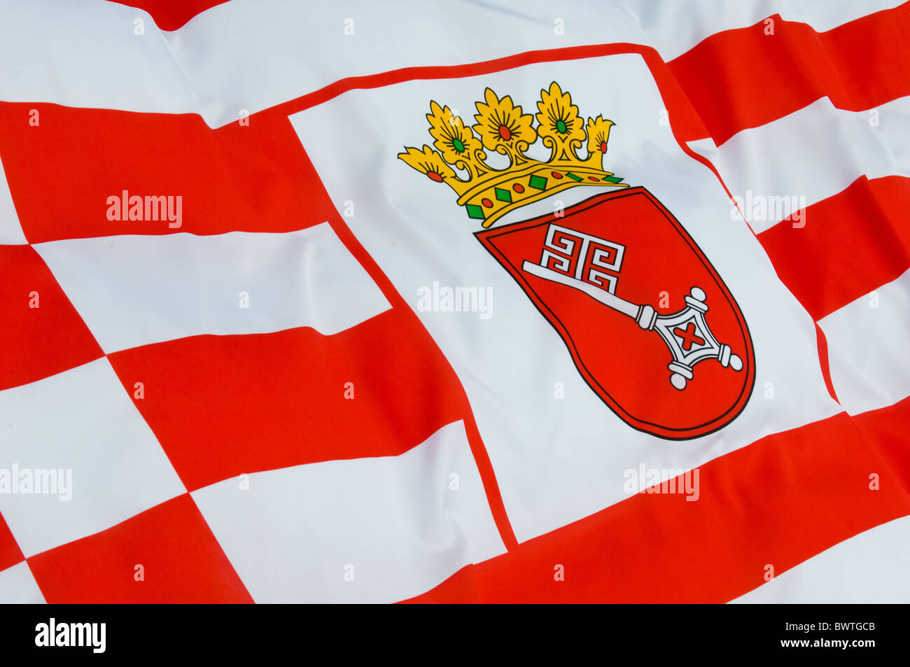 Flag of Bremen Stock Photo