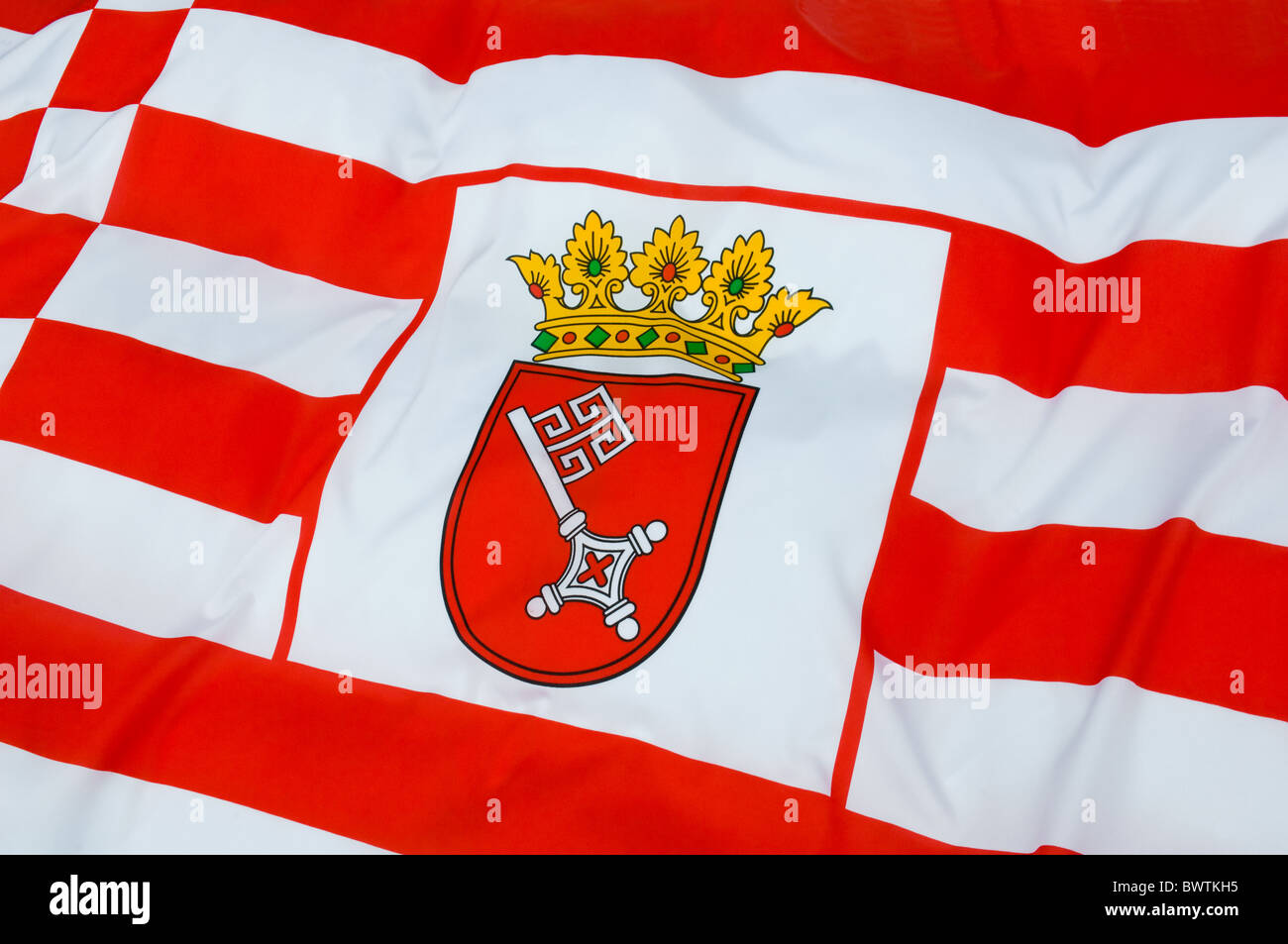 Flag of Bremen Stock Photo