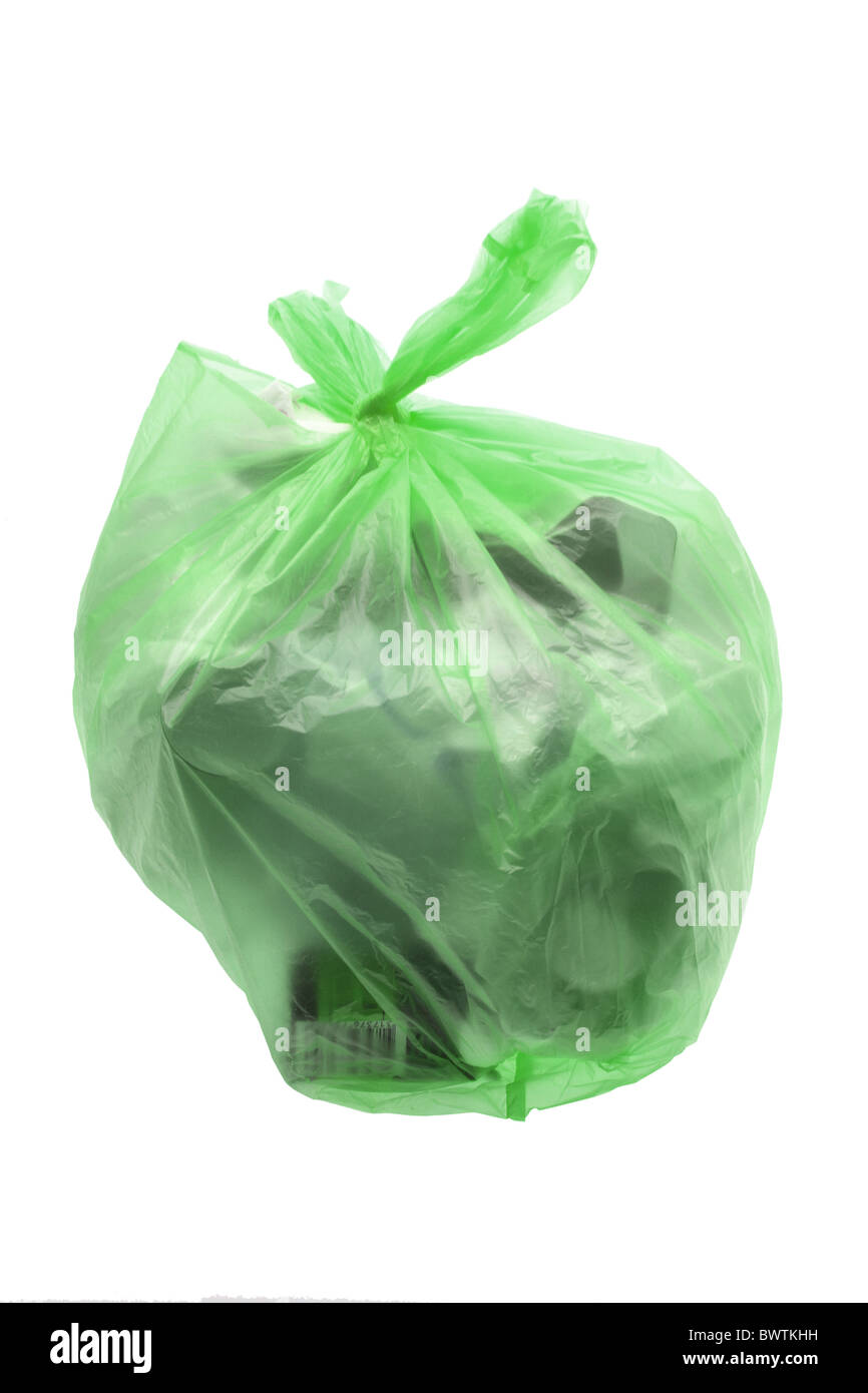 Bag of Garbage Stock Photo Alamy