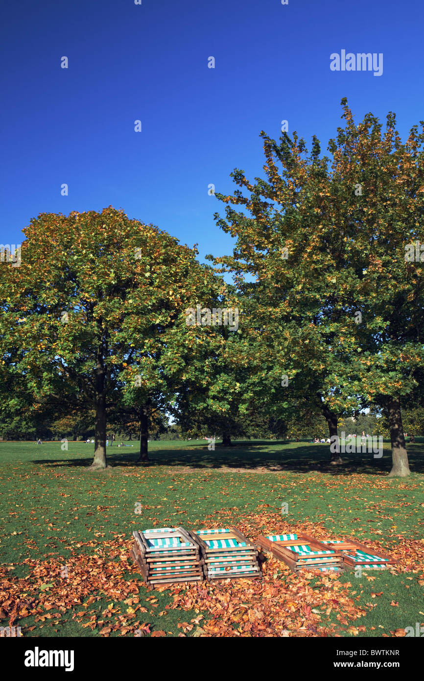 Leaves hyde park hi-res stock photography and images - Alamy