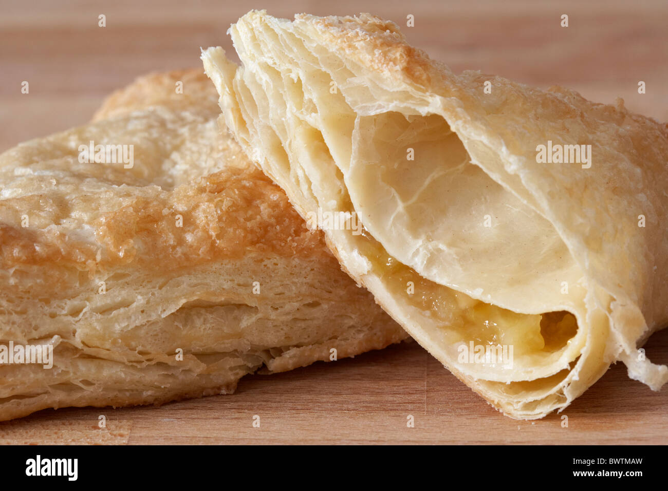 apple turnovers known as apple puffs in ireland Stock Photo