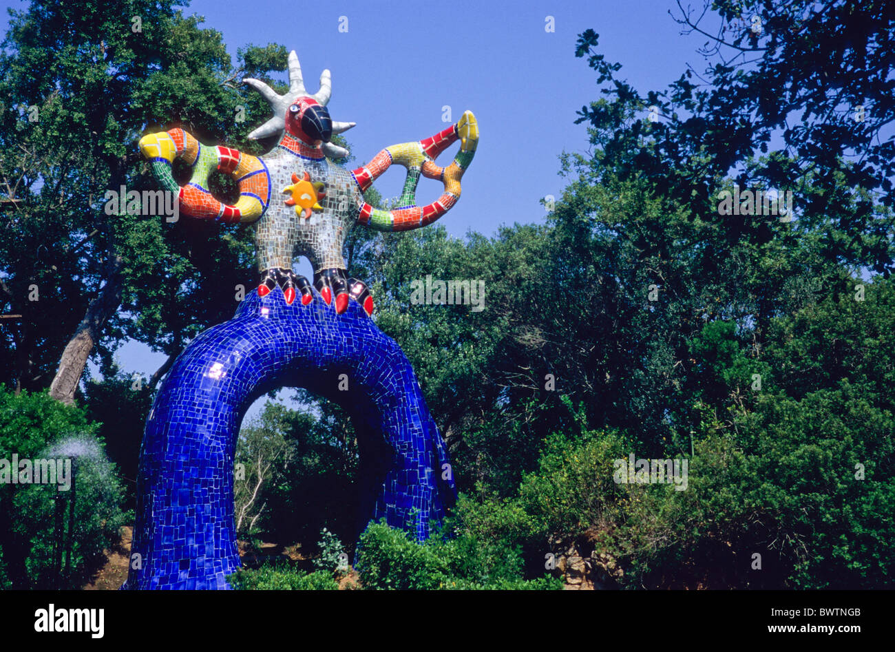 Italy Europe Niki De Saint Phalle Capalbio Tuscany Toscana Sun Stock Photo  - Alamy