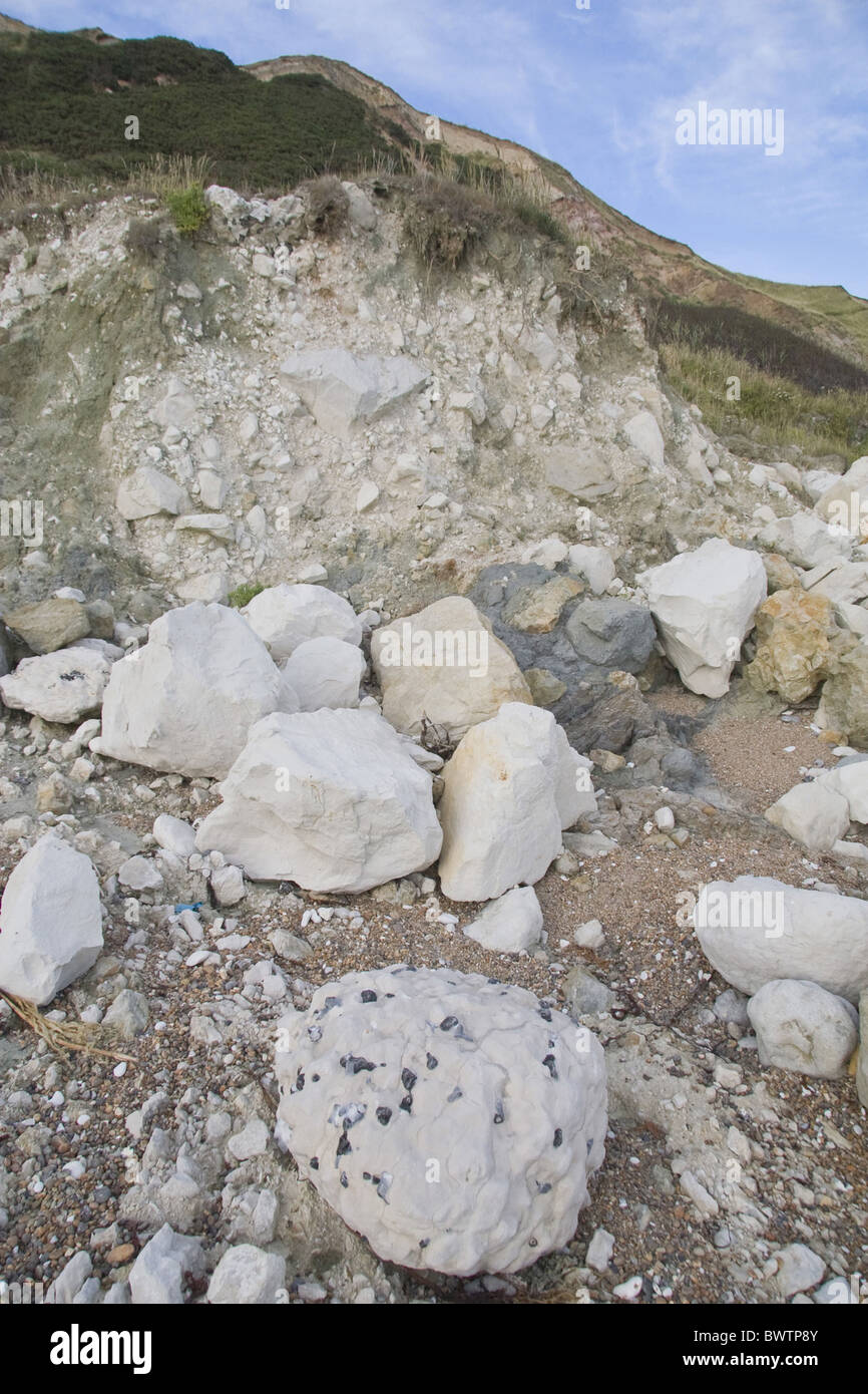 Atlantic Britain British Chalk Cliff Cliffs Coast Coastal Dorset England English Europe European Geologic Geological Geology Stock Photo