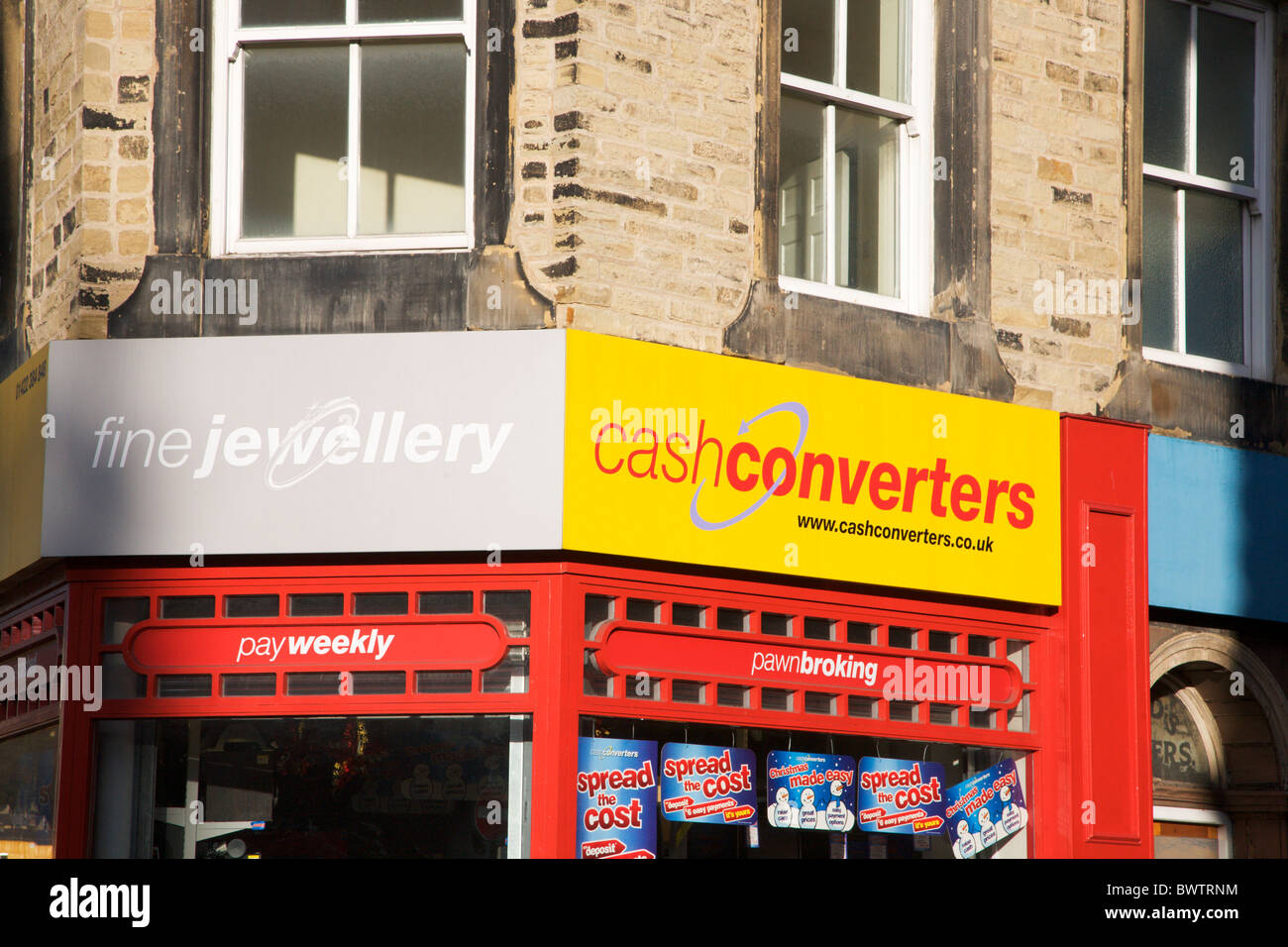 Pawn Brokers Shop in Halifax West Yorkshire England Stock Photo
