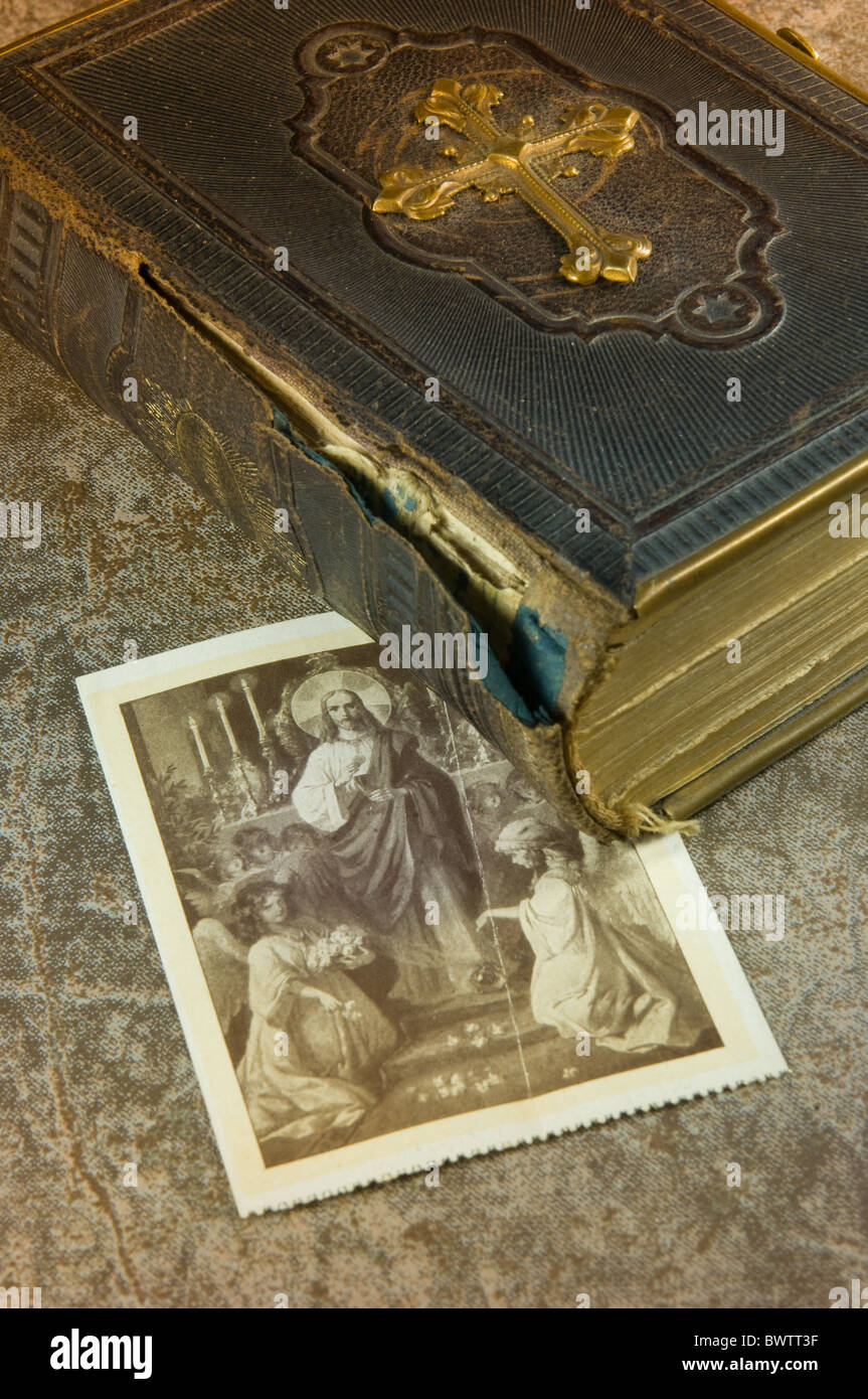 Old bible Stock Photo