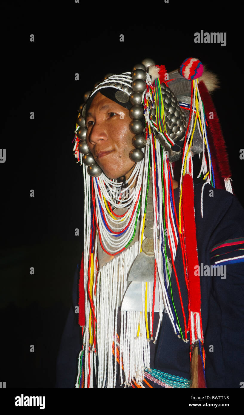 Akha hill tribe woman northern hi-res stock photography and images - Alamy