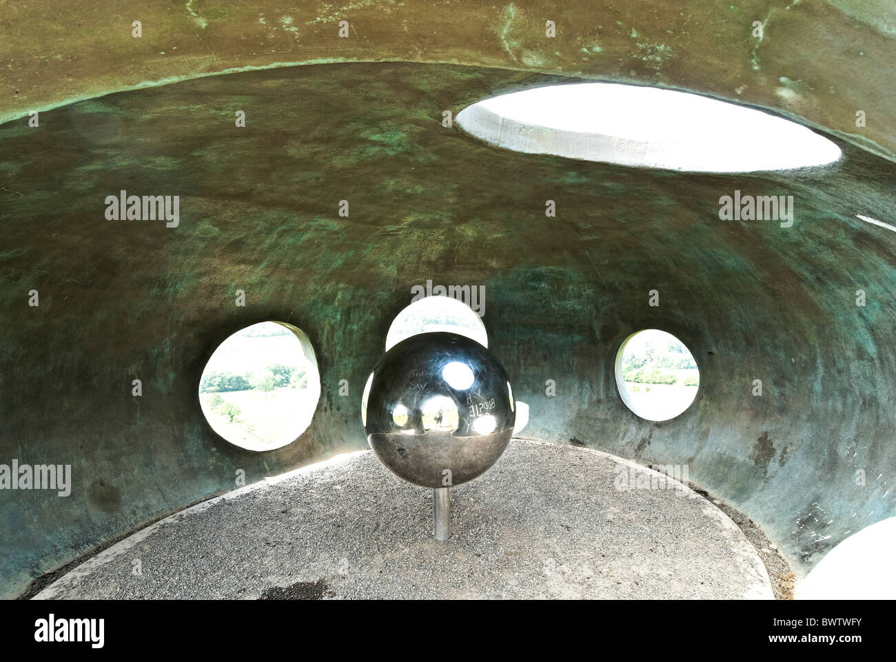 The Atom panopticon situated in Wycoller, Lancashire designed by Peter ...