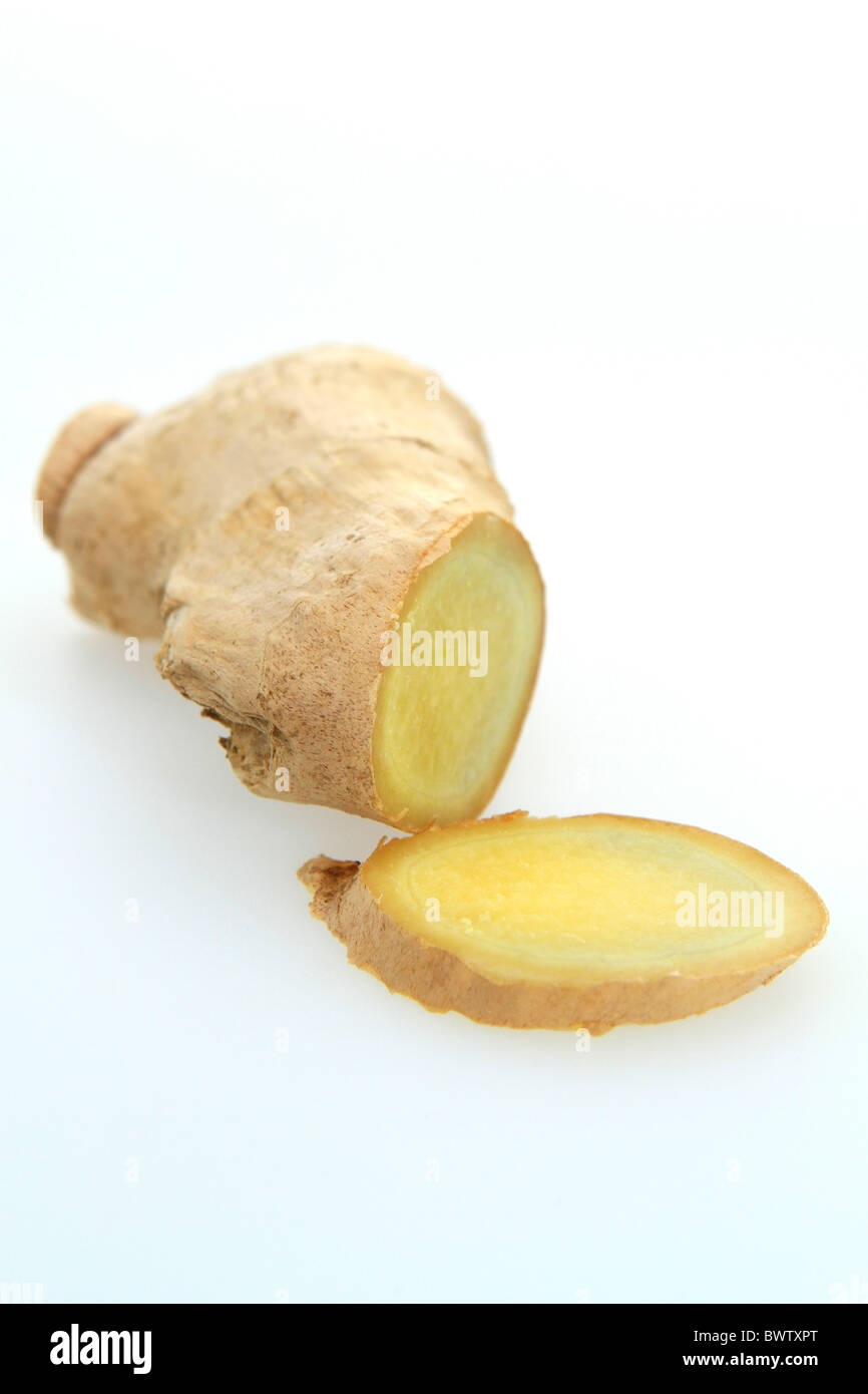 Ginger (Zingiber officinale) Stock Photo