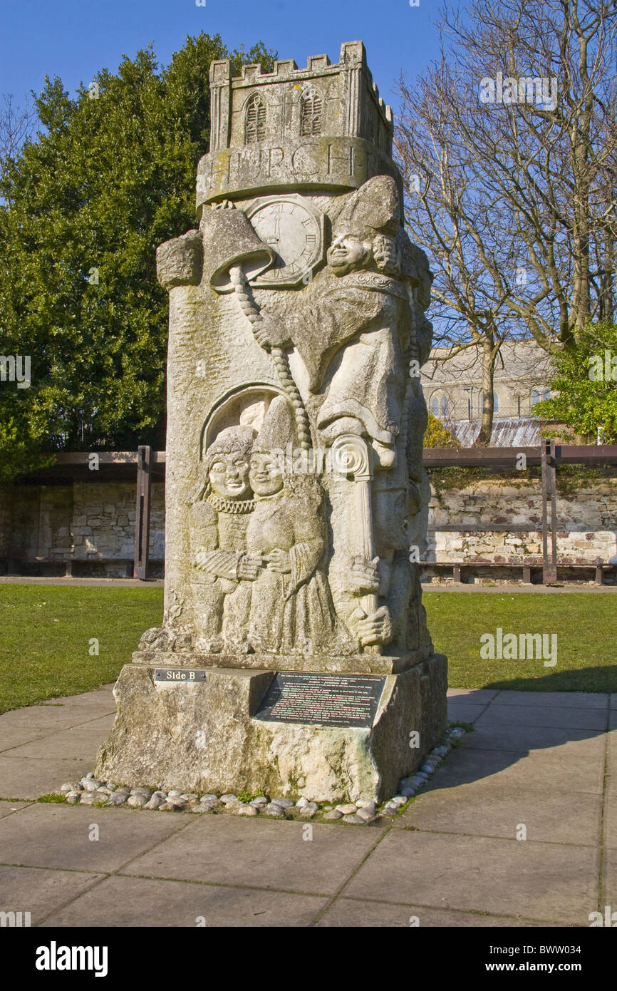 Architecture Stone Sculpture Sculptures Blue Sky Tower Priory