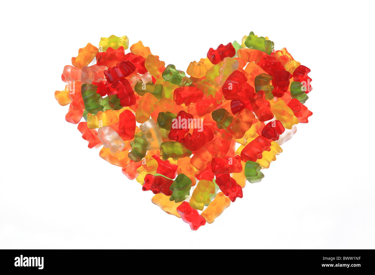 Candy gummi bear jelly baby sweets candy bright colorfully sweet heart