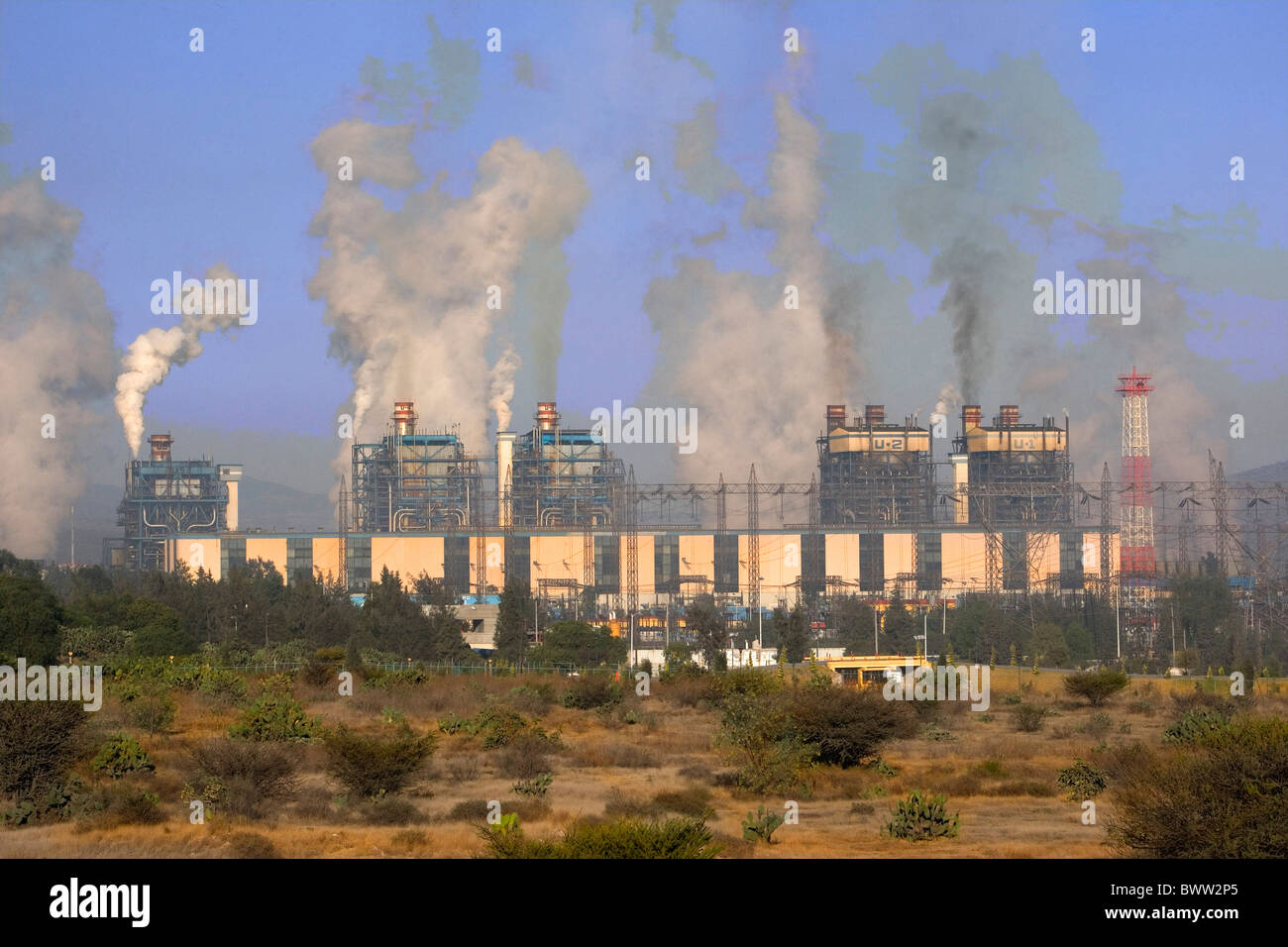 Mexico Central America America near Tula city Oil refinery South