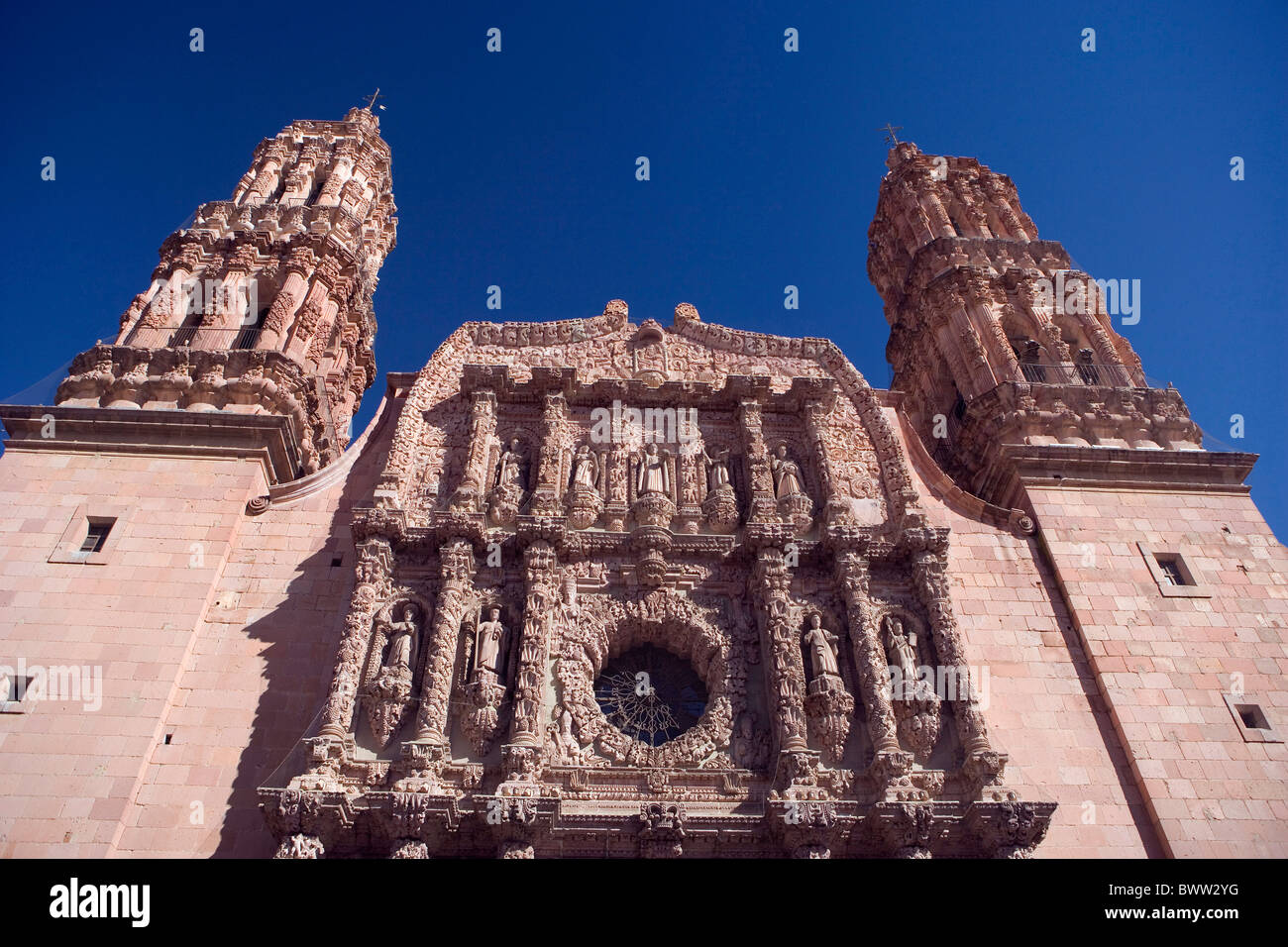 Mexico Central America America Zacatecas City Cathedral Architecture 
