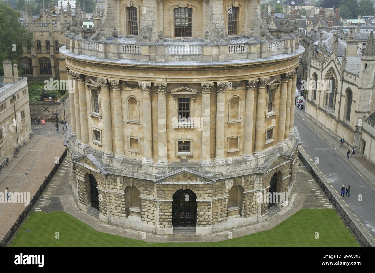 Radcliffe Camera St Mary's Church Oxford UK britain british english england country scenic scenics scenery europe european uk Stock Photo