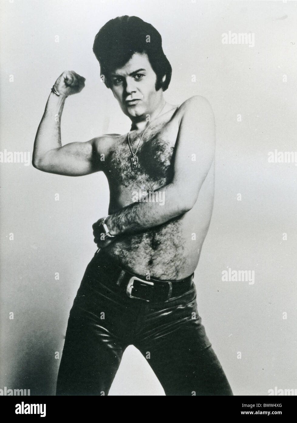Gary Glitter English Rock Singer About 1975 Stock Photo Alamy