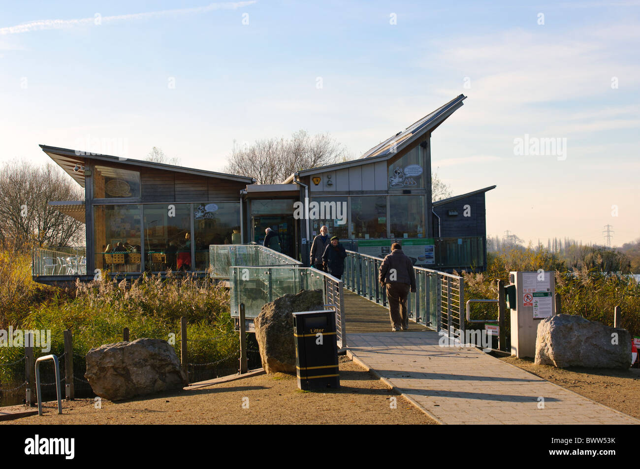Attenborough Nature Reserve Visitor Centre Stock Photo Alamy