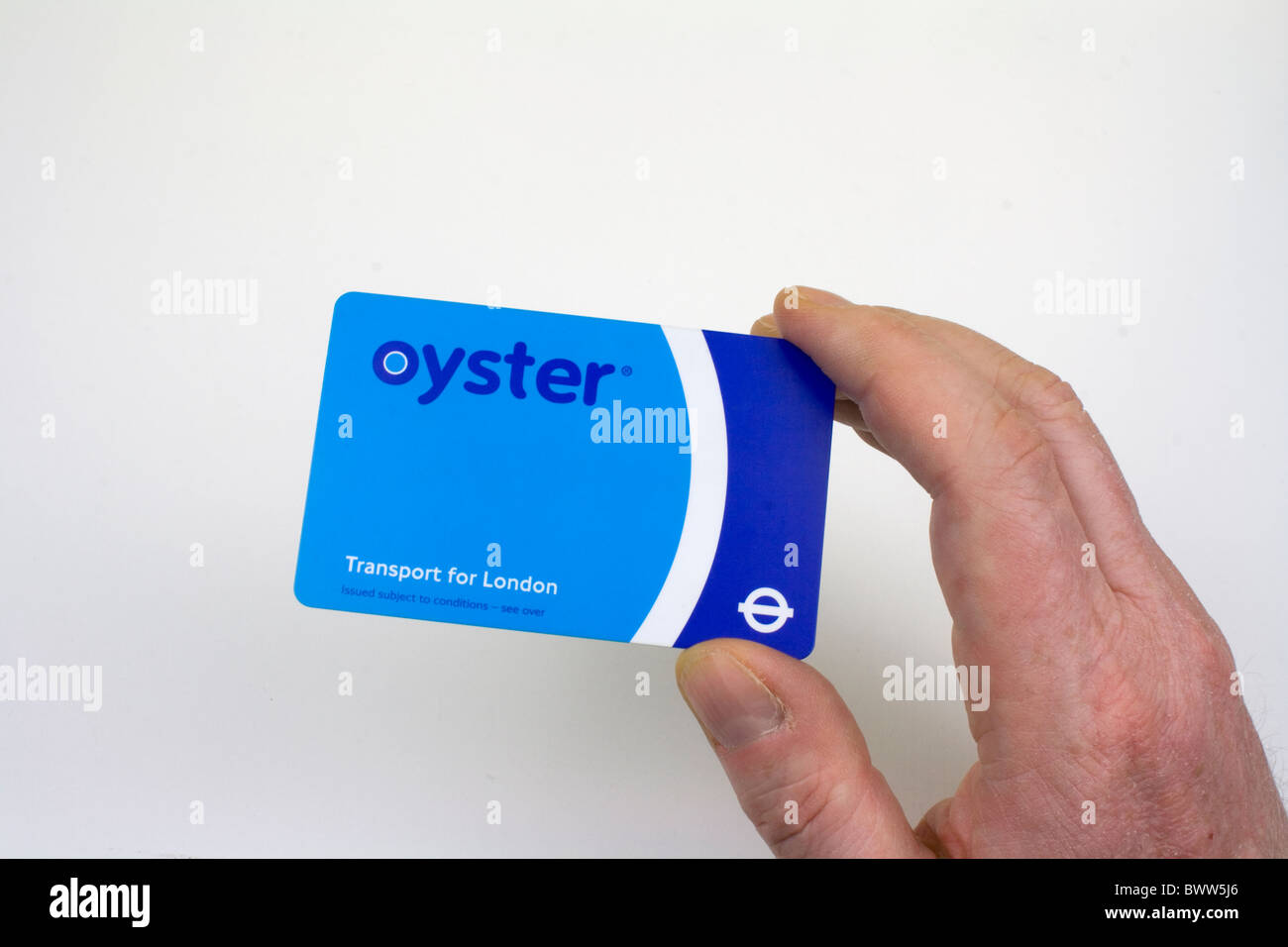 An Oyster travel card Stock Photo Alamy