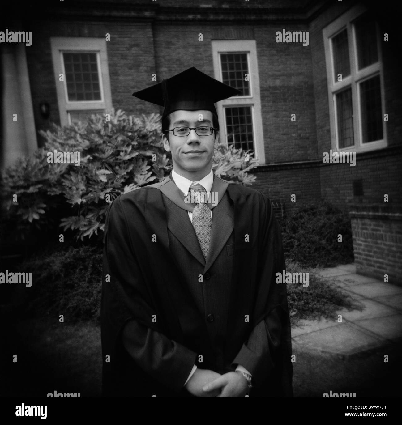 Graduation student Black and White Stock Photos & Images - Alamy
