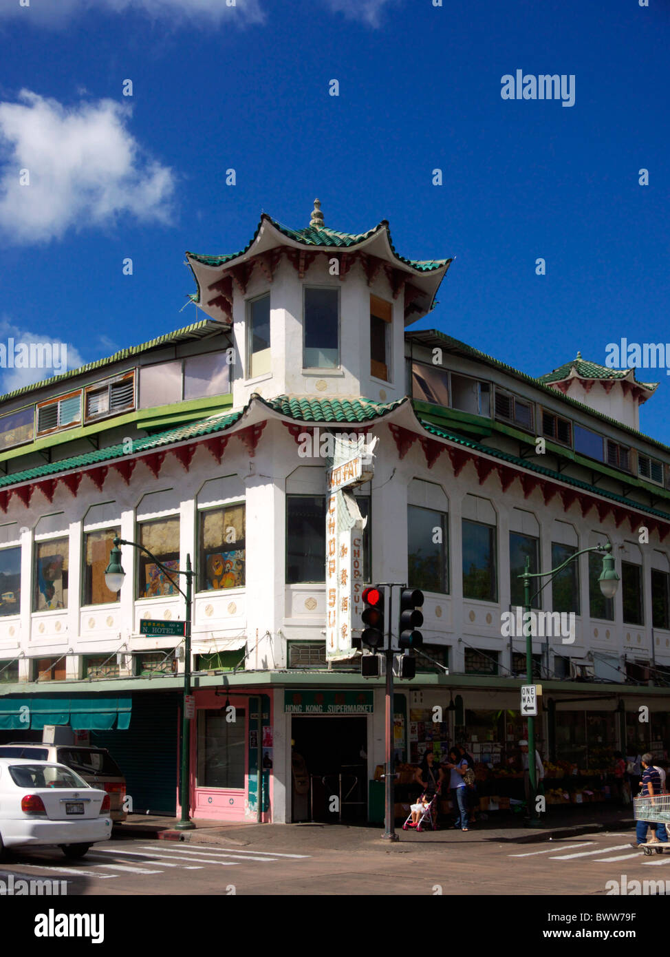 Hawaii oahu honolulu chinatown oahu hires stock photography and images