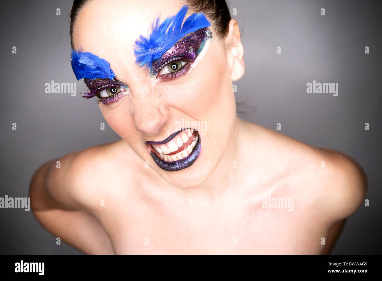 Ansøgning ost Philadelphia Creative studio shot wild makeup hi-res stock photography and images - Alamy