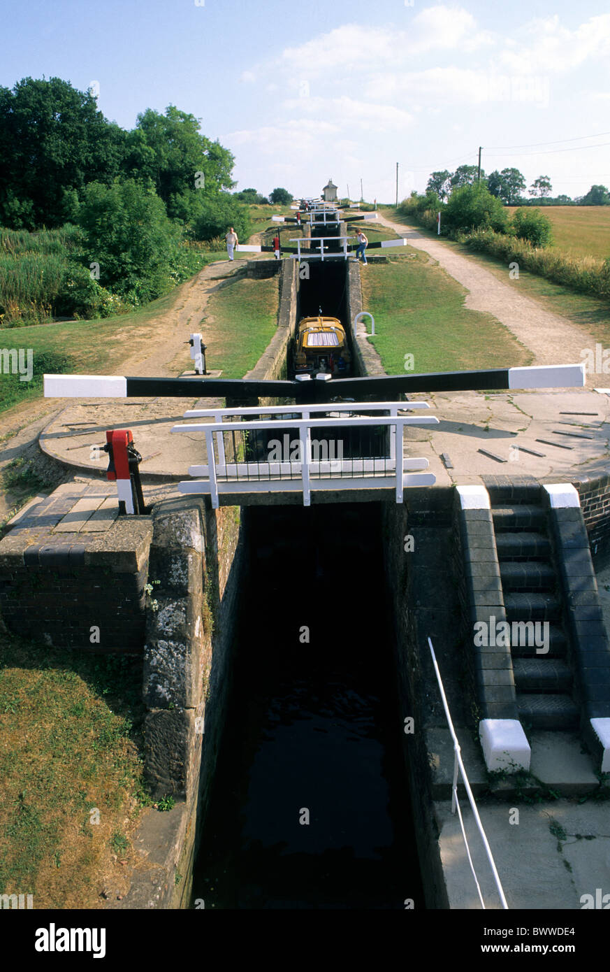 Canal lock locks gate gates hires stock photography and images Alamy