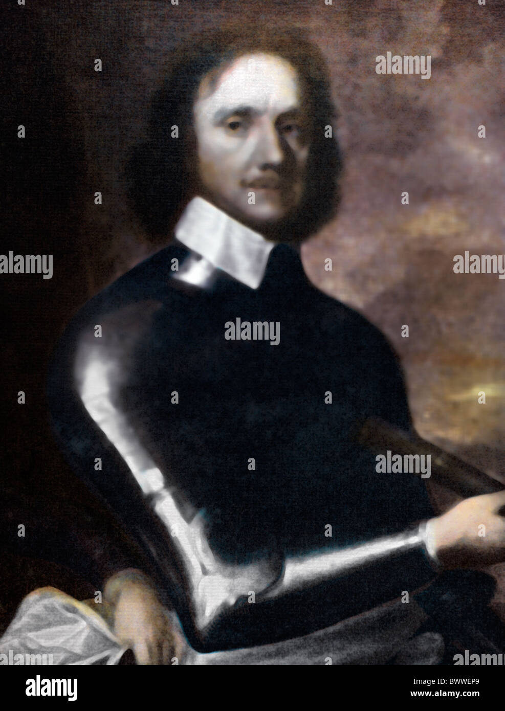 Portrait Of Oliver Cromwell 15991658 Political Leader Stock Photo Alamy