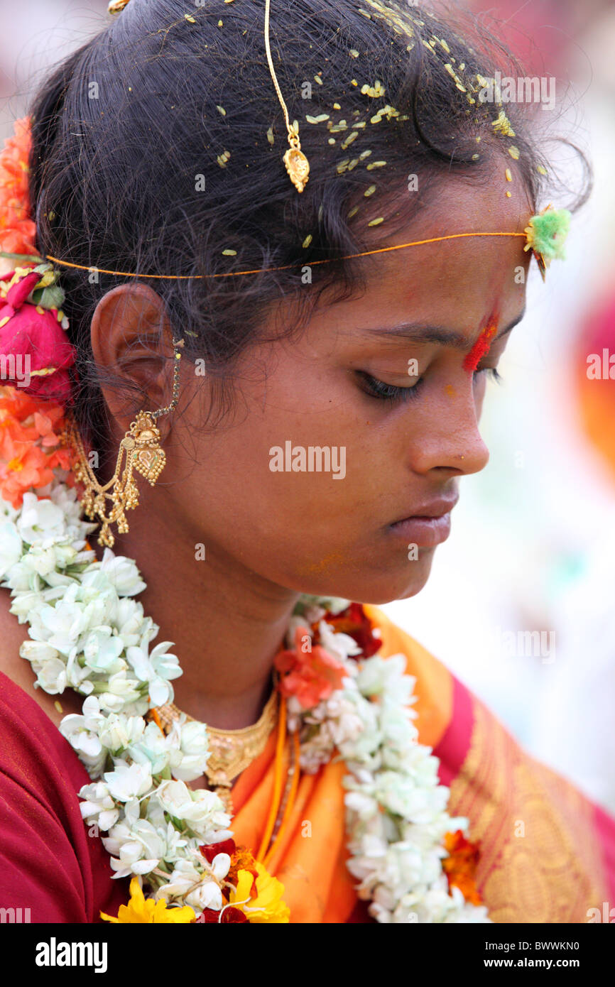 wedding ceremony Andhra Pradesh South India Stock Photo - Alamy