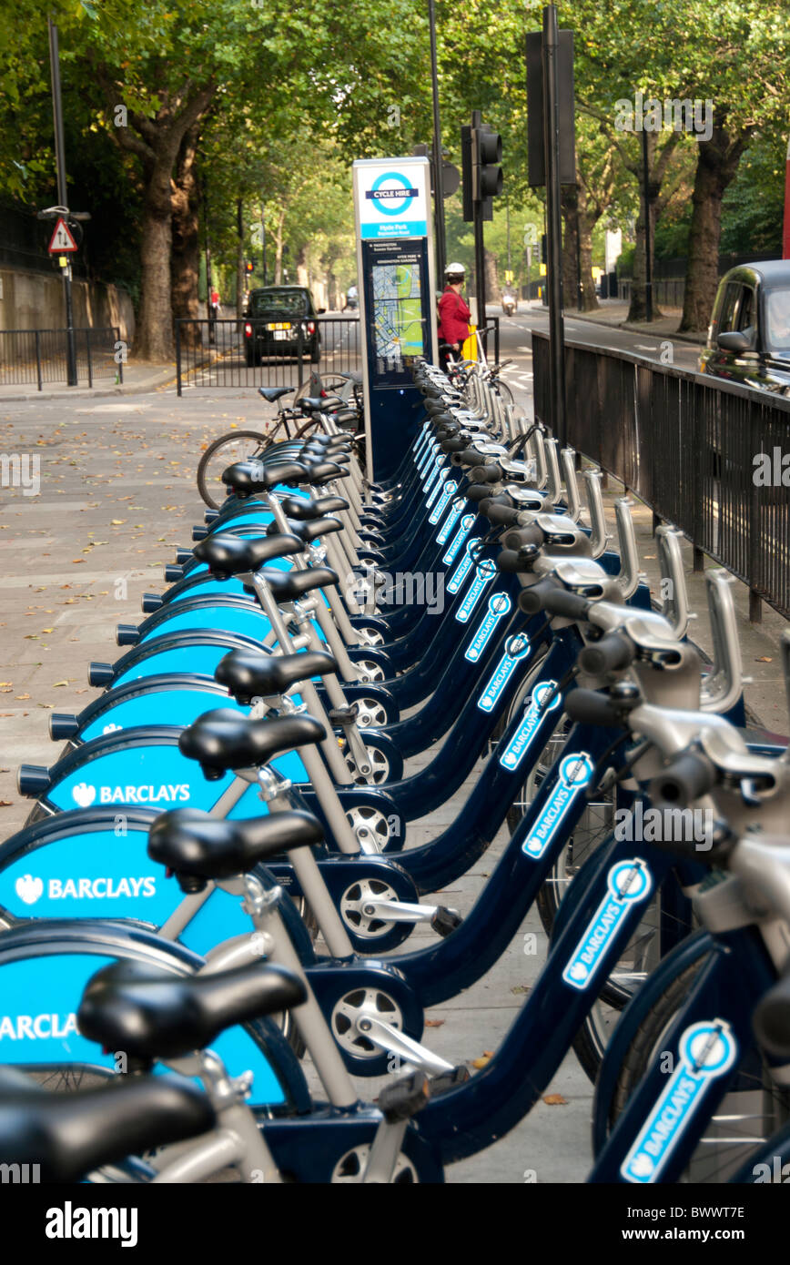 london bicycle rental Stock Photo Alamy