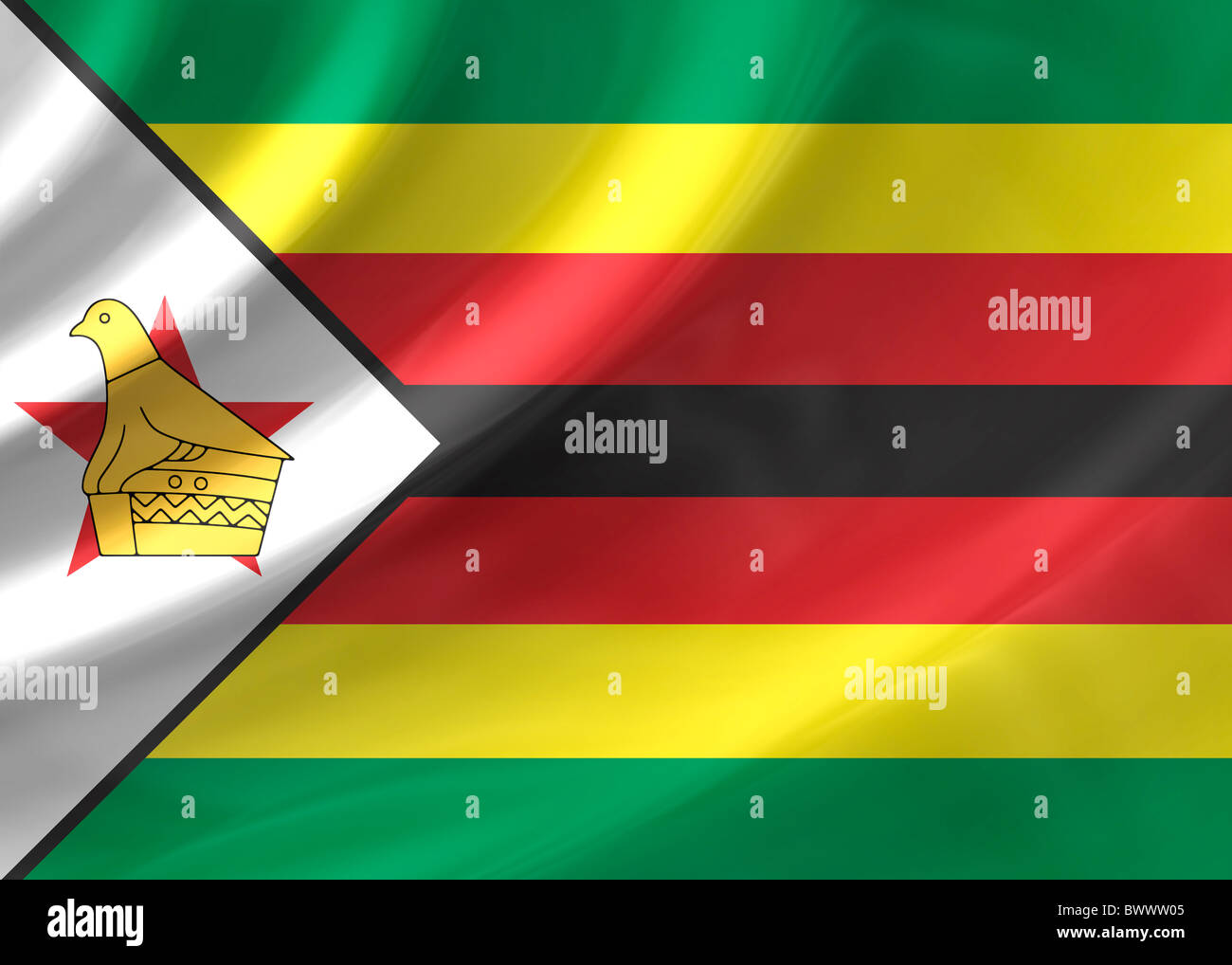 Zimbabwe Flag High Resolution Stock Photography and Images Alamy