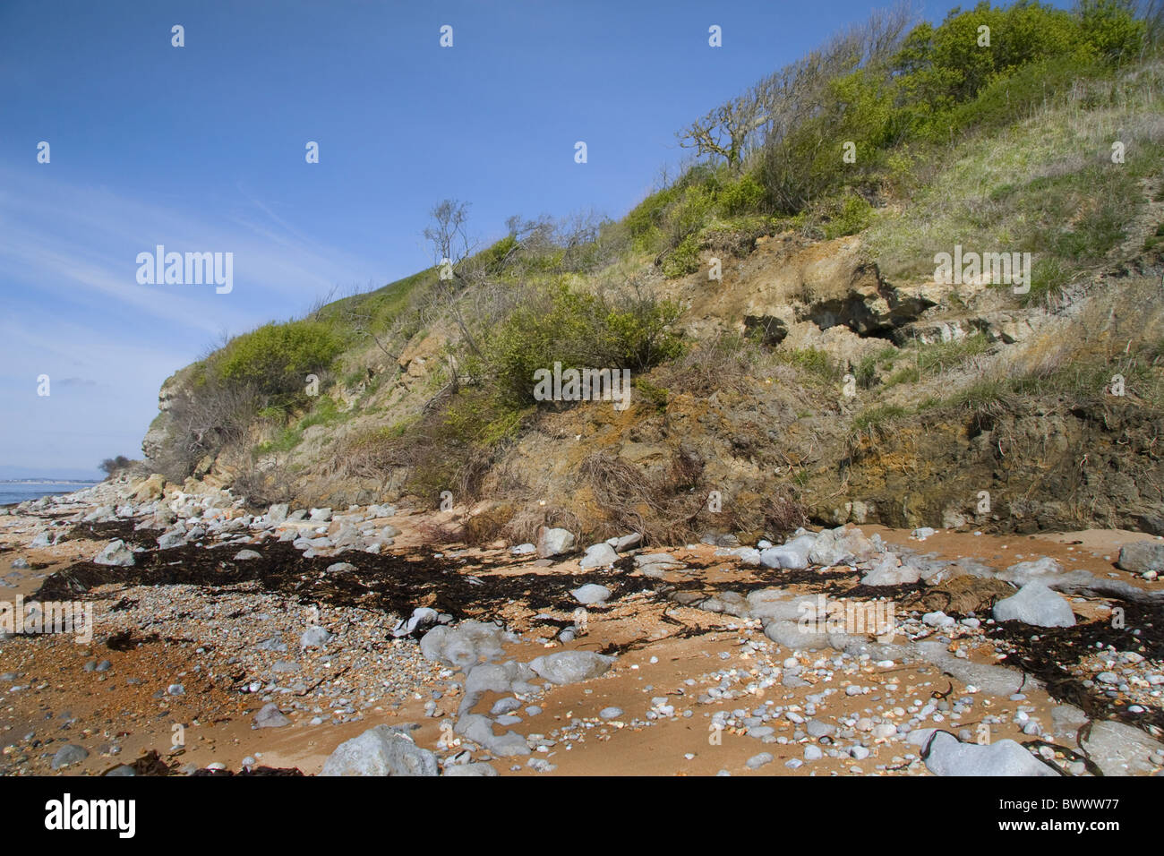 England coastal erosion beach hi-res stock photography and images - Alamy
