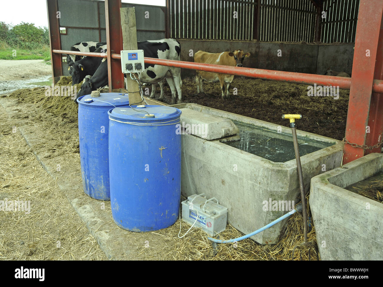 System for adding magnesium drinking water dry Stock Photo Alamy