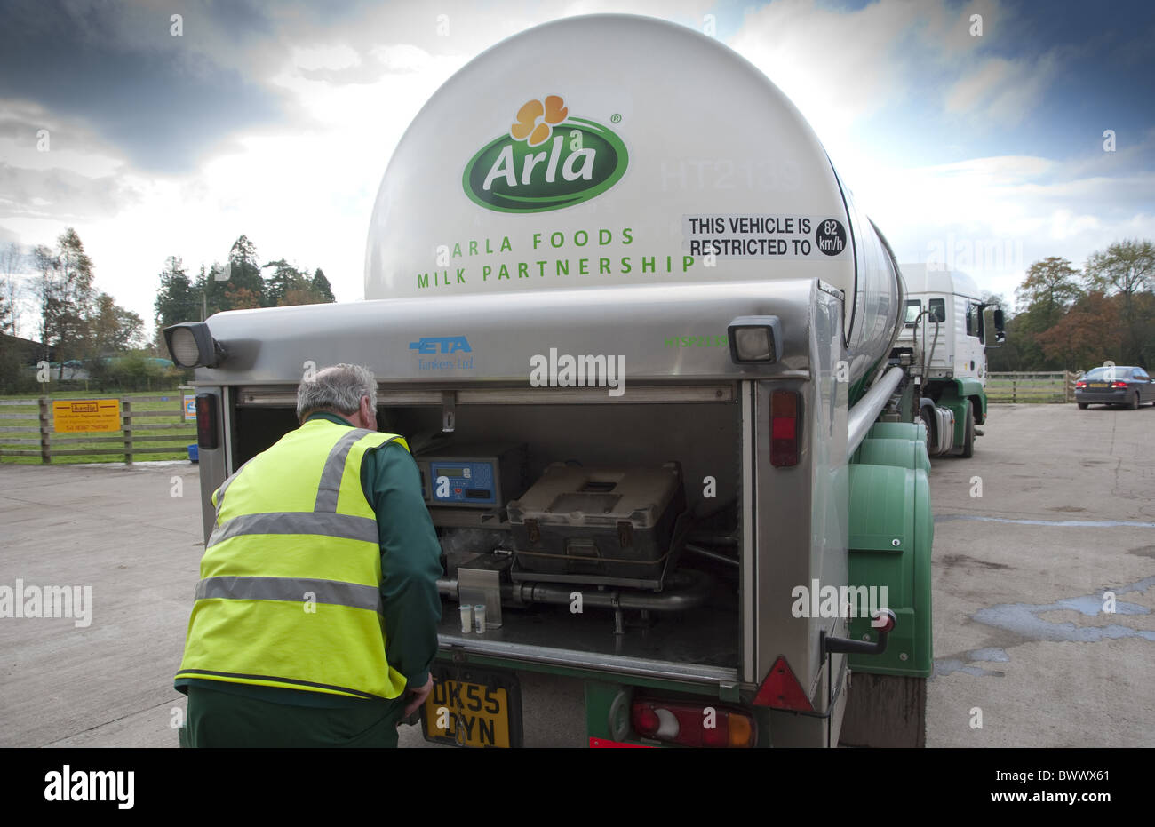 Arla Barony College Dumfries dairy milk tanker farm farms farming