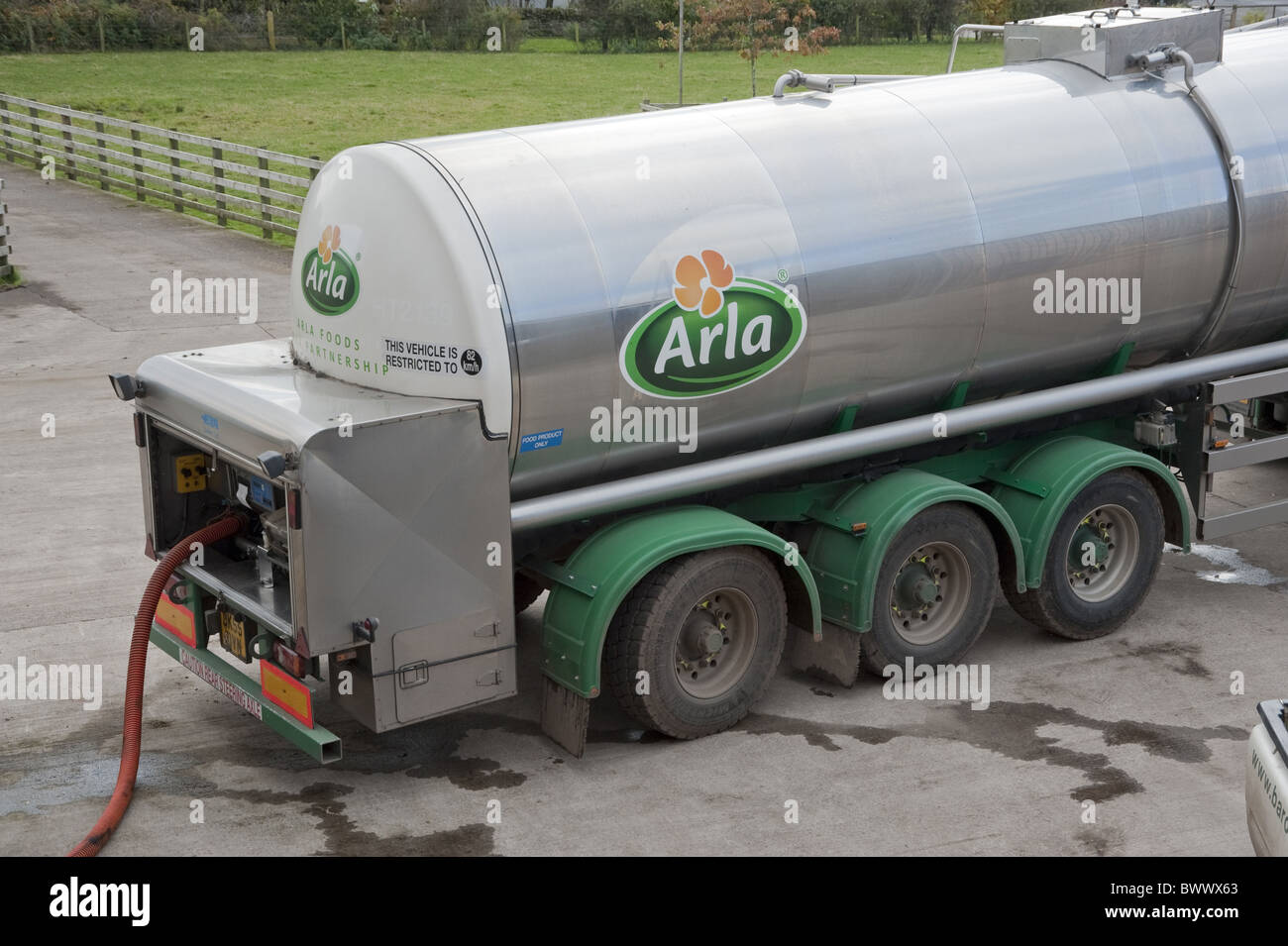 Arla Barony College Dumfries dairy milk tanker farm farms farming