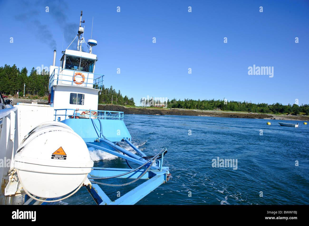 The Campobello Deer Island Ferry in the Bay of Fundy, New Brunswick