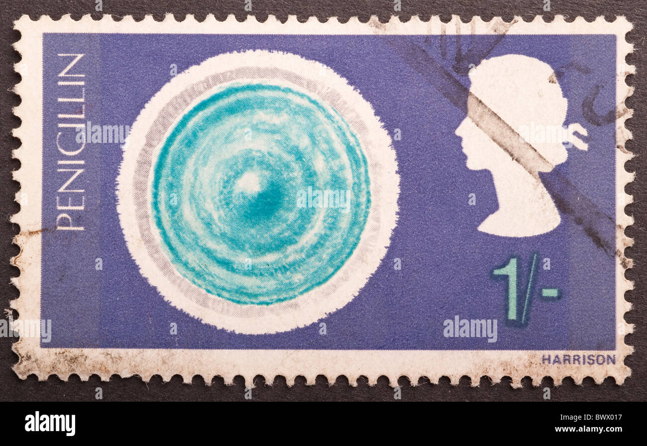 United Kingdom Postage Stamp 1 shilling, 1967 Issue Stock Photo Alamy