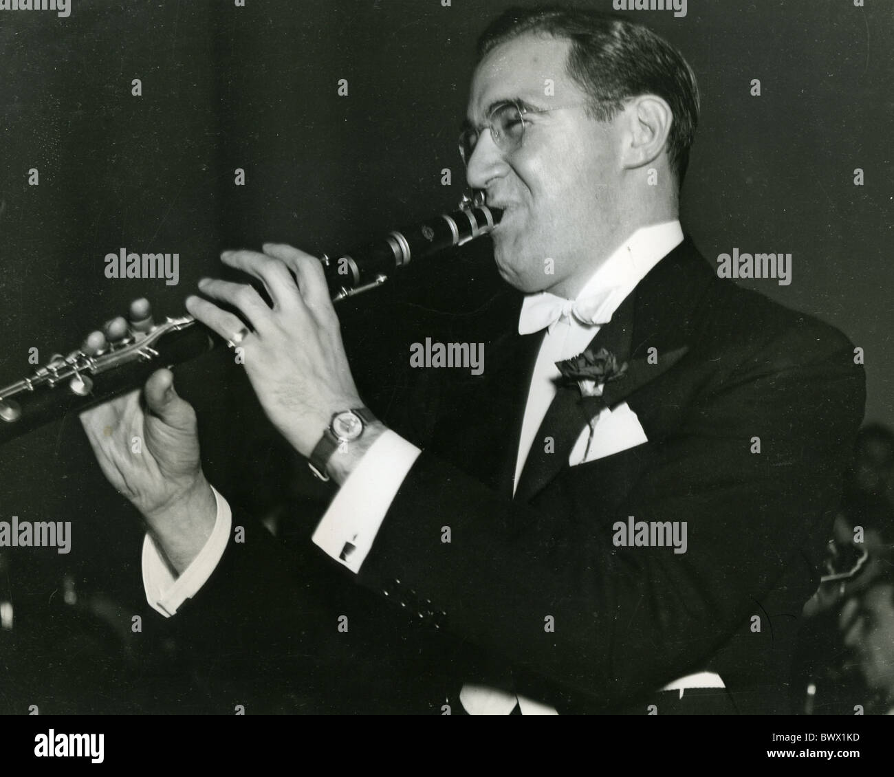 BENNY GOODMAN  (1909-1986) US jazz and swing bandleader Stock Photo