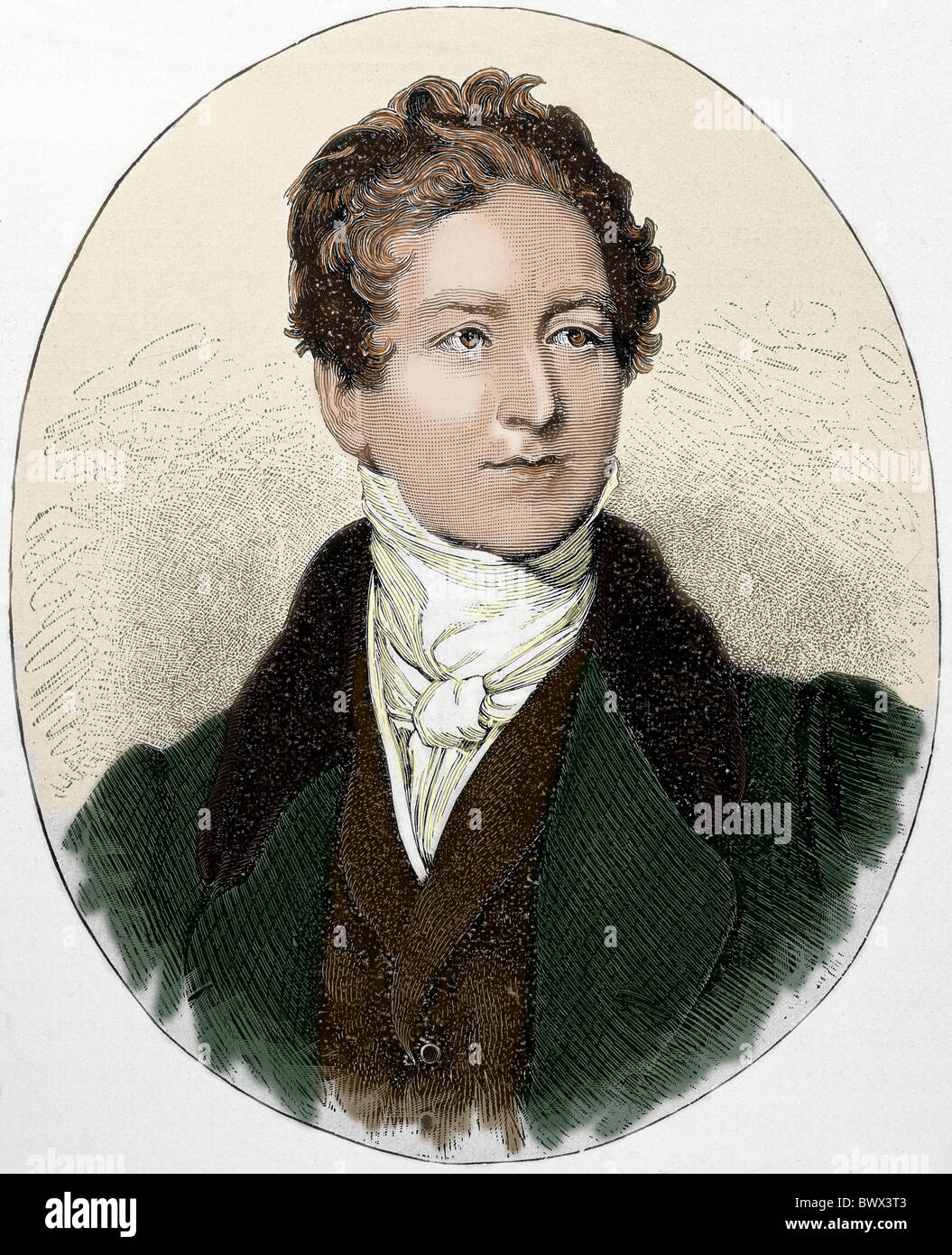 PEEL, Robert (Bury, 1788-London, 1850). British politician. Engraving. Stock Photo