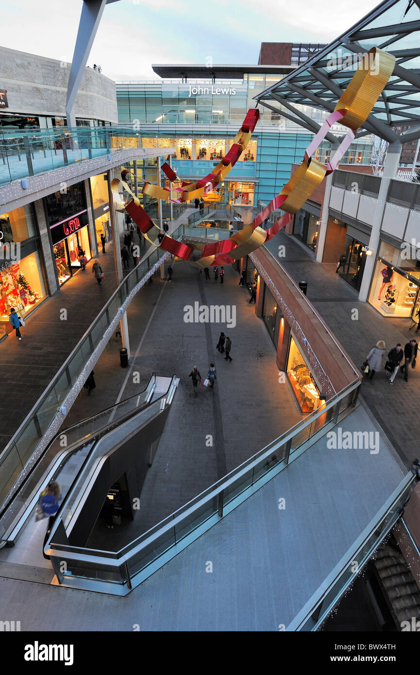Christmas decorations in Liverpool One shopping area Stock Photo  Alamy