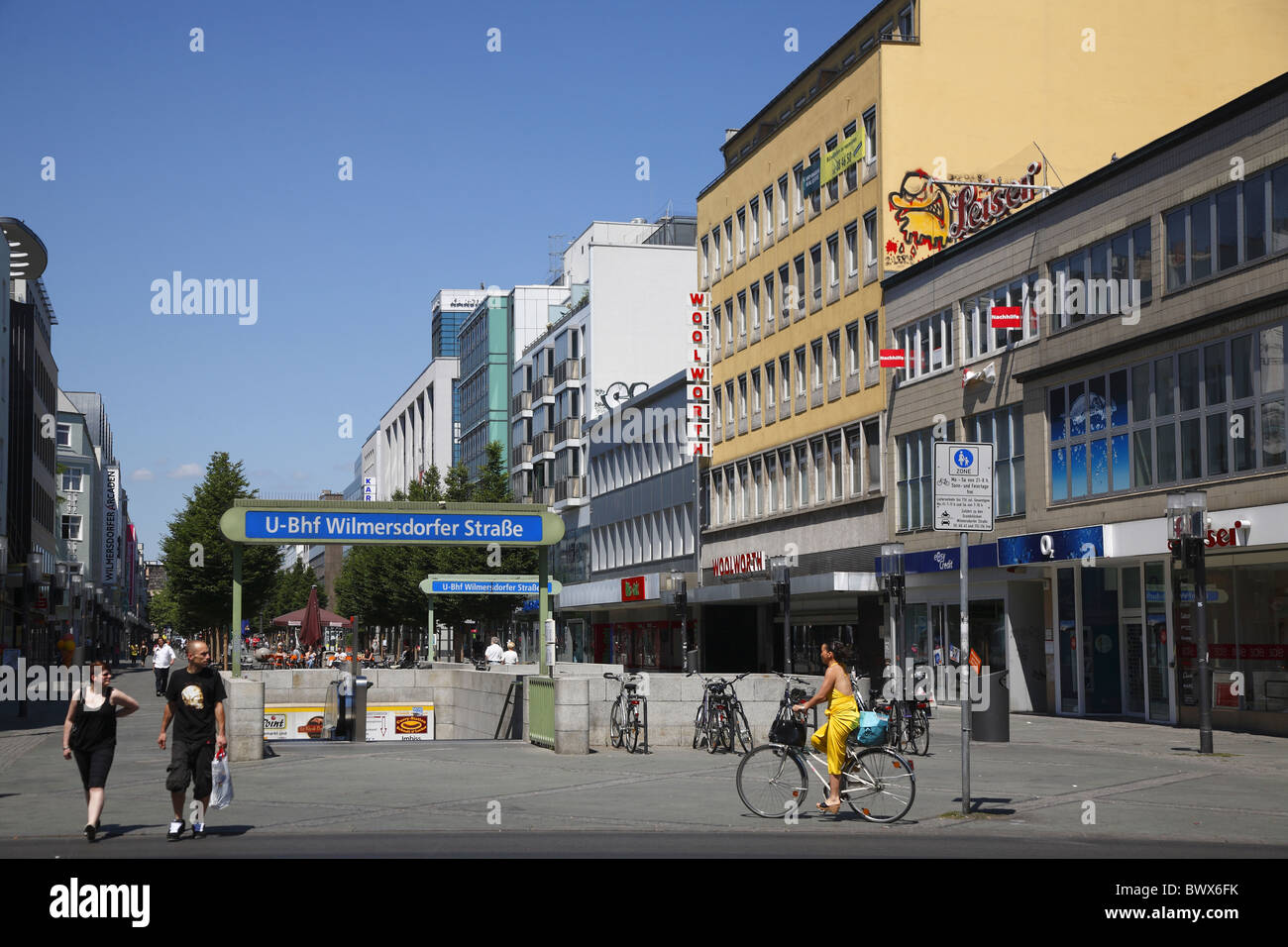 Wilmersdorfer street hi-res stock photography and images - Alamy