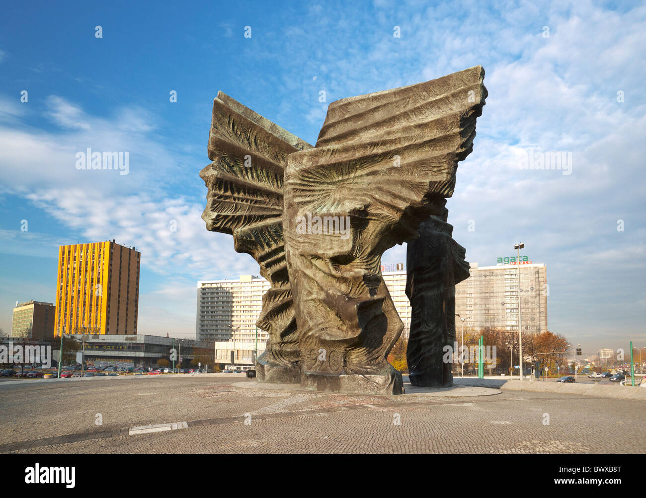 Katowice - Monument to the Silesian Insurgents, Poland Stock Photo