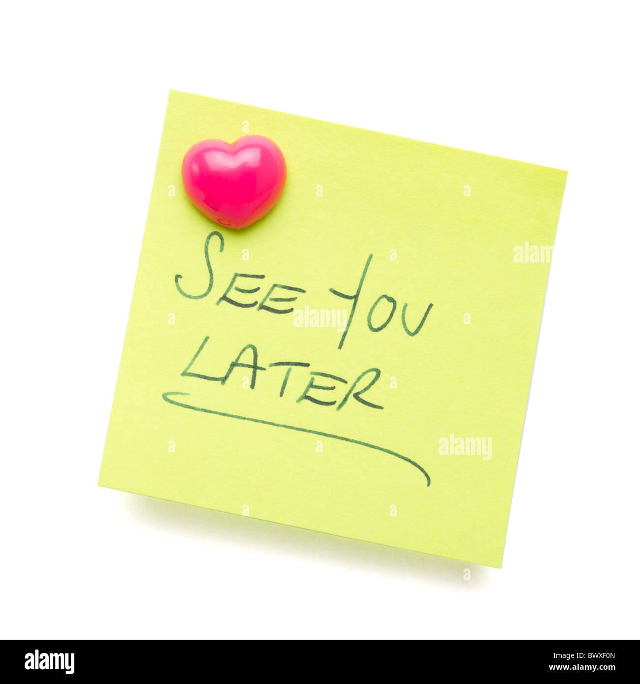 See You Later Message On Post It Note Isolated On White Stock Photo Alamy See You Later Message On Post It Note Isolated On White Stock Photo Alamy