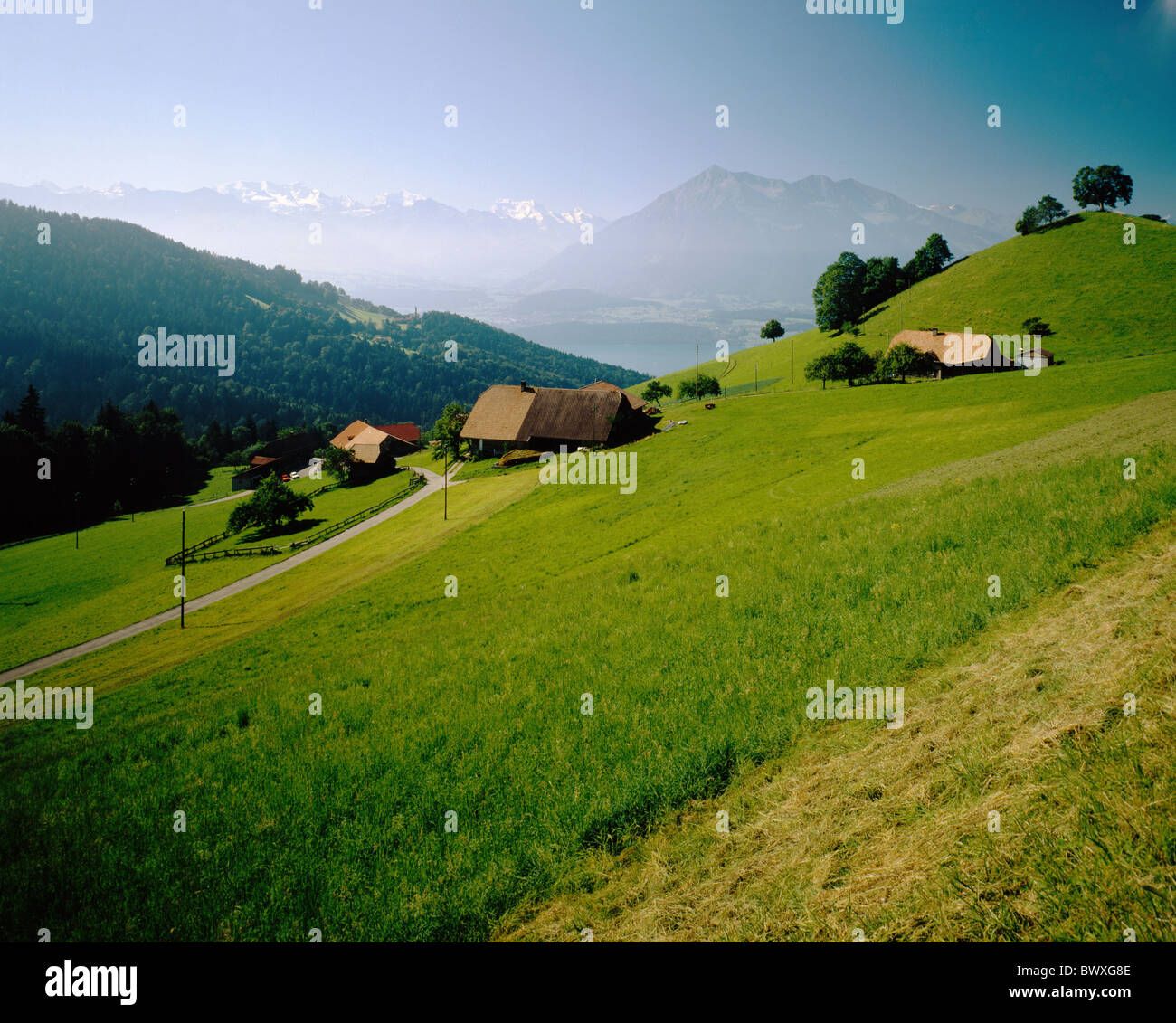 Balmhorn mountain panorama canton Bern Bernese Oberland Bluemlisalp