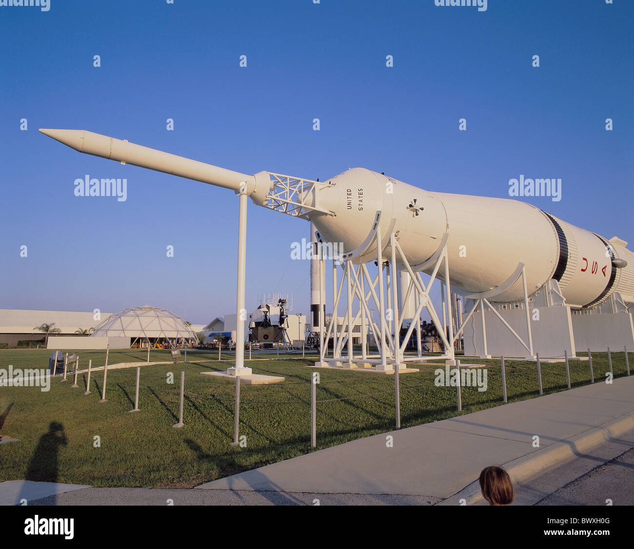 USA America North America Florida cape Canaveral cape Kennedy rockets astronautics technology technics Stock Photo