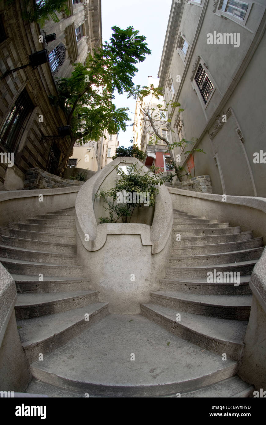 Camondo stairs in Istanbul Stock Photo